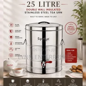 Double Wall Insulated Stainless Steel Tea Urn 25 Litres