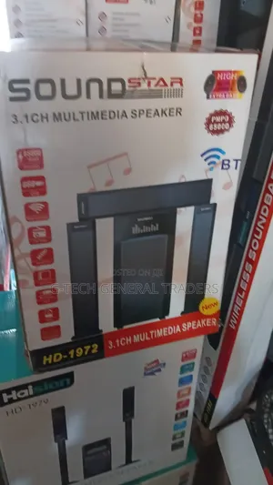 Sound Star Multimedia Speaker System 3.1 Ch 65000w-Dh 1972