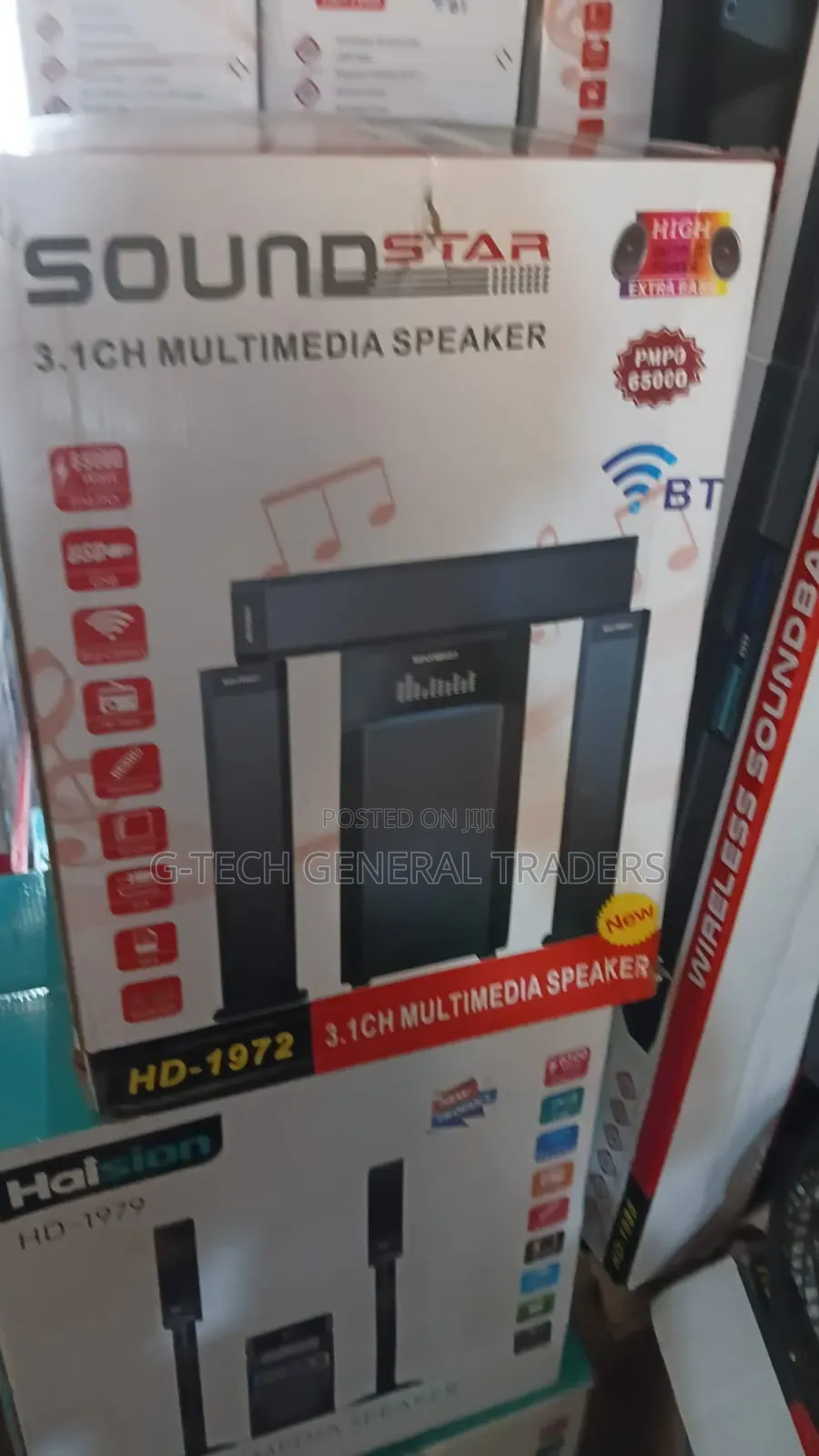 Sound Star Multimedia Speaker System 3.1 Ch 65000w-Dh 1972