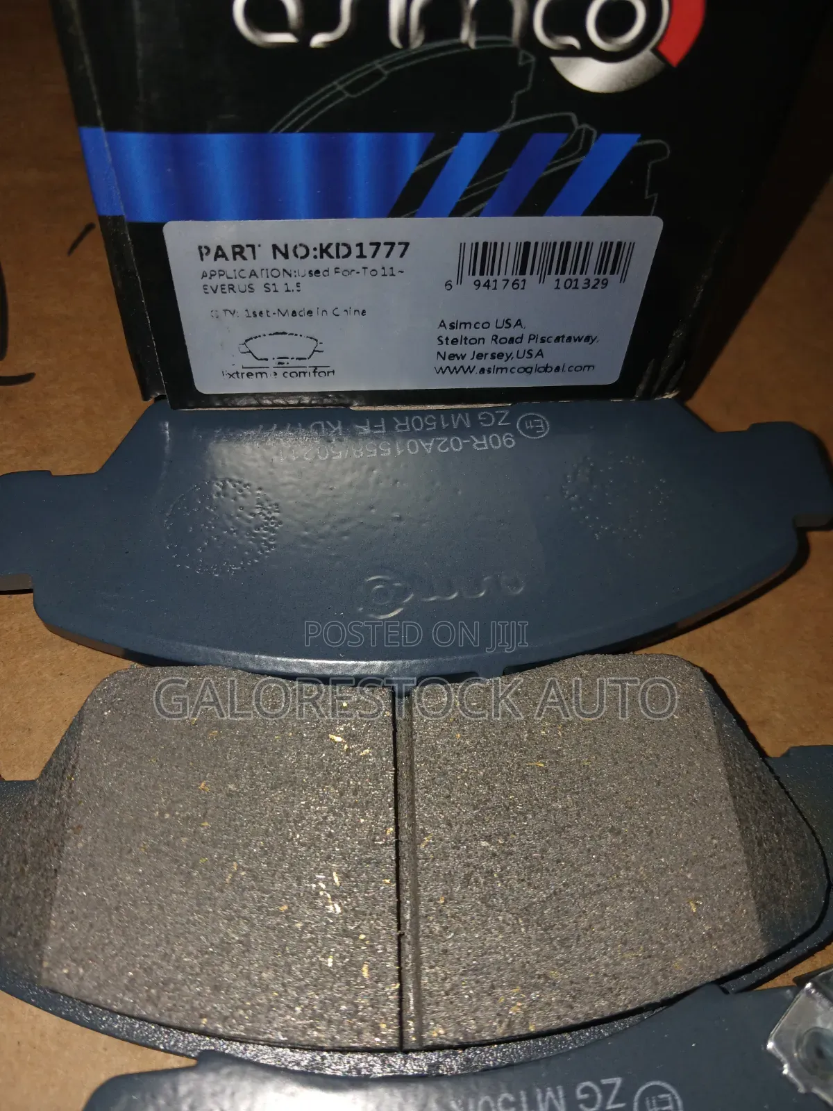Kd1777 – Honda Civic / Fit / City / Insight – Front Brake Pads.