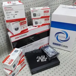 Hikvision 2MP 8Channel NVR IP IR Cameras CCTV Surveillance Package