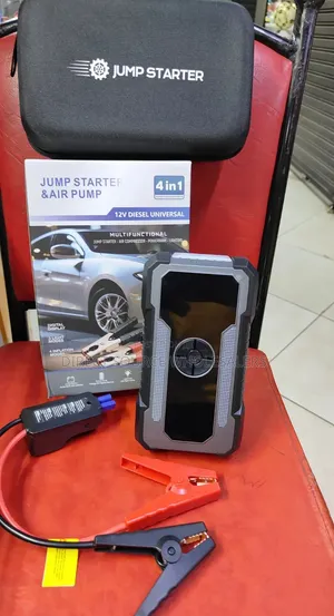 4-in-1 Car Jump Starter – 12V Diesel & Petrol Emergency Kit