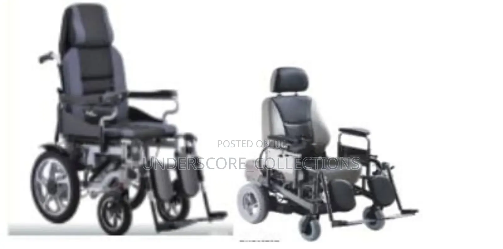 Motorized Power Wheelchair With an Adjustable Reclining High-Back Seat
