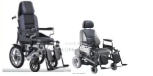 Motorized Power Wheelchair With an Adjustable Reclining High-Back Seat