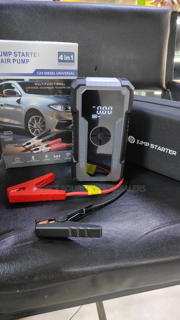 Heavy Duty Car Jump Starter 12V – Portable Emergency Power Bank