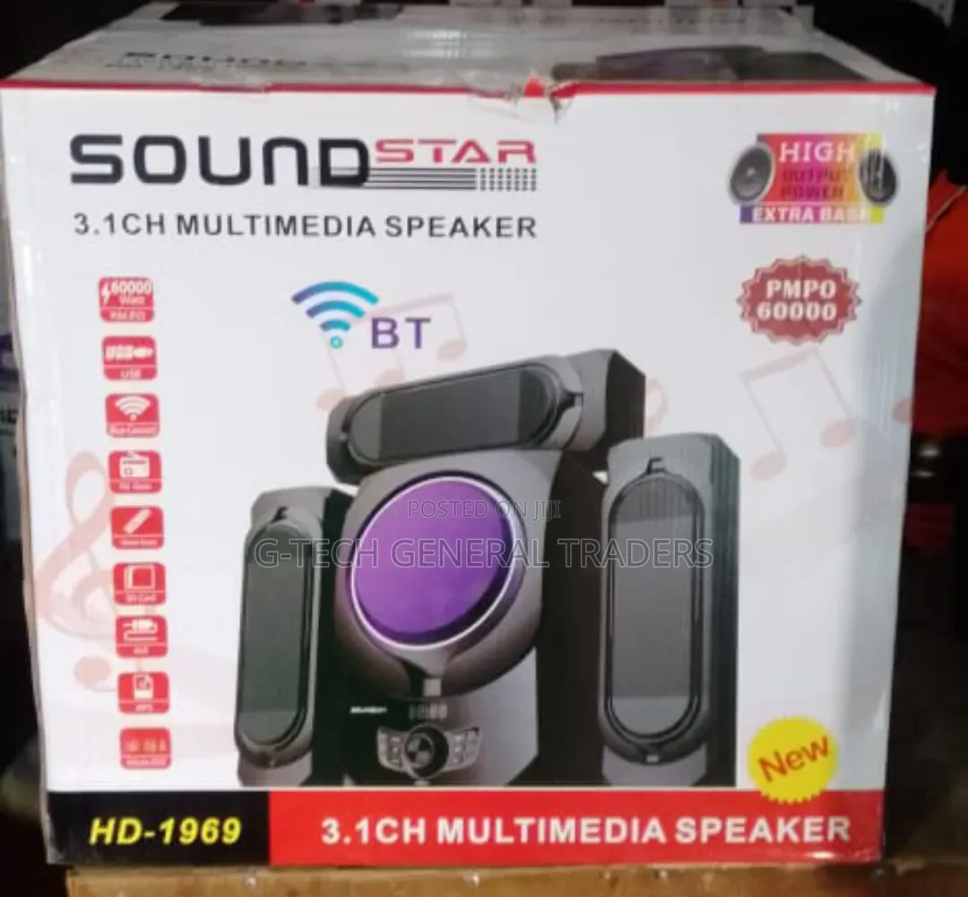 Sound Star 3.1ch Multimedia System Speaker 
Hd-1969
