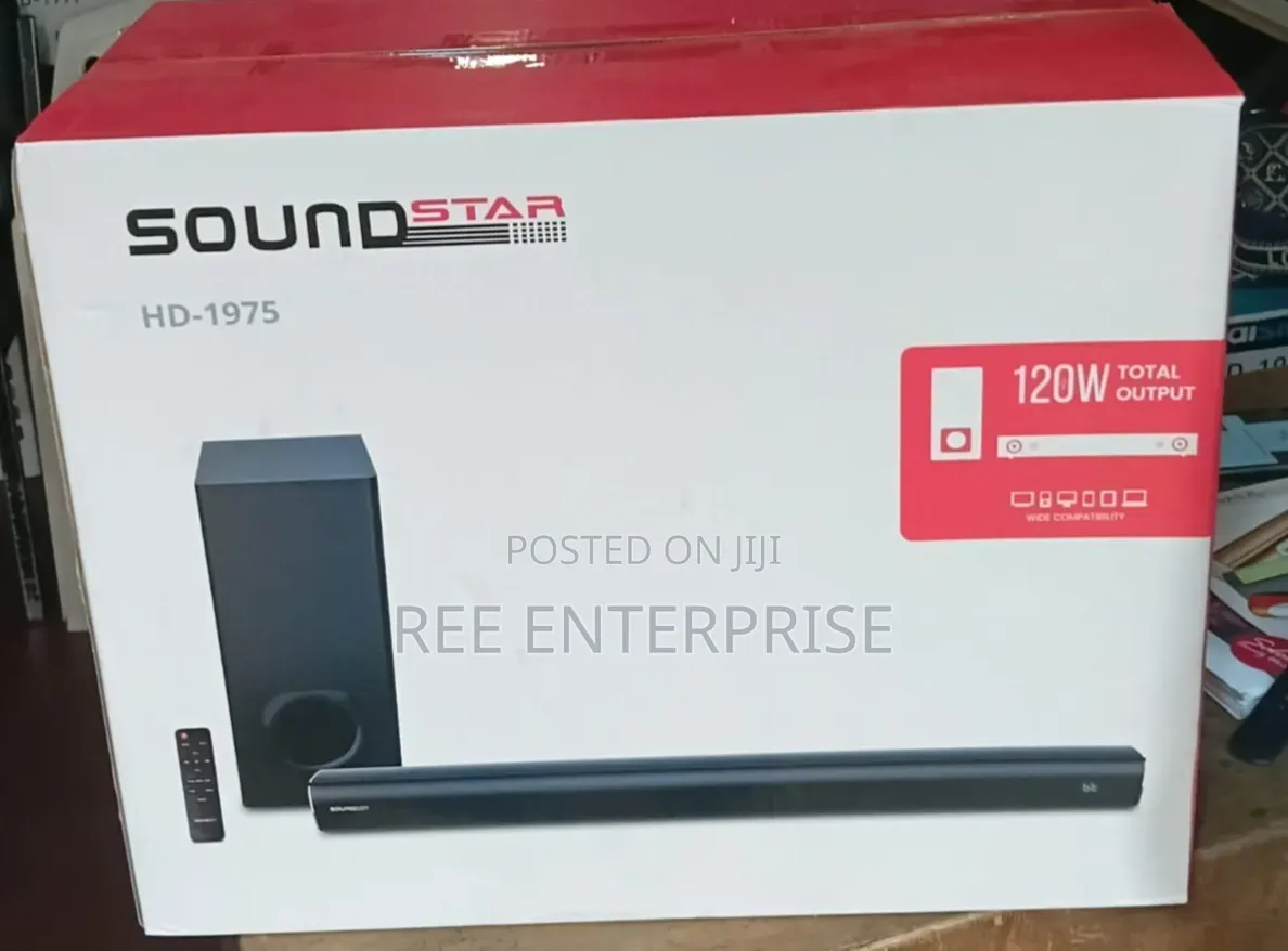 Soundstar Wireless Sound Bar 120W 
Hd-1975