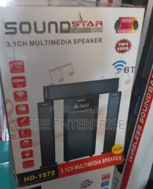 Sound Star Multimedia Speaker System 3.1 Ch 65000w-Dh 1972