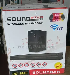 Sound Star Wireless Sound Bar   -DH 1983
