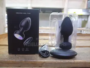 LED Remote-Controlled Vibrating Butt Plug – Rechargeable