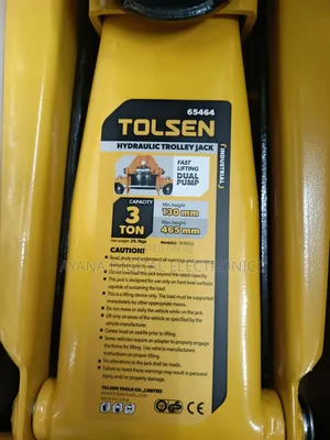 Tolsen 3ton Hydraulic Trolley Jack