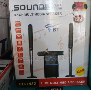 Sound Star Multimedia Speaker System 3.1 Ch -60000w Hd -1982