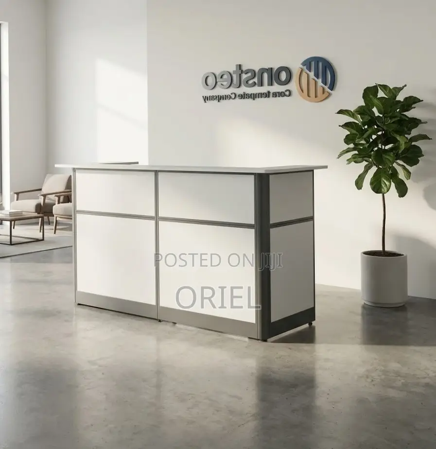 Office Desk : 1.6M Receptionist Counter Desk
