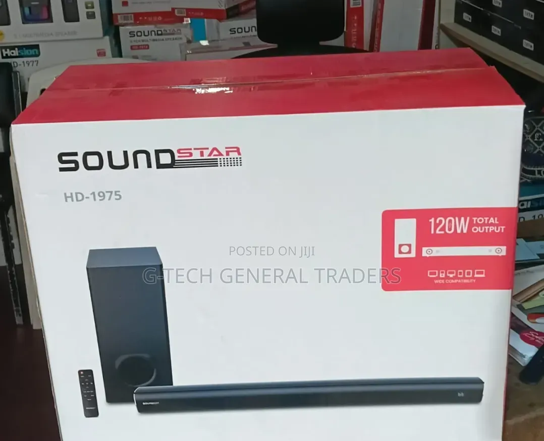 Soundstar Wireless Sound Bar 120W 
Hd-1975