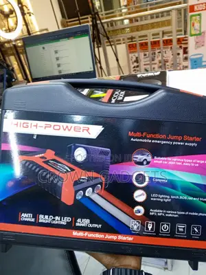 Car Jump Starter 99800mAh With Air Inflator & LED Light