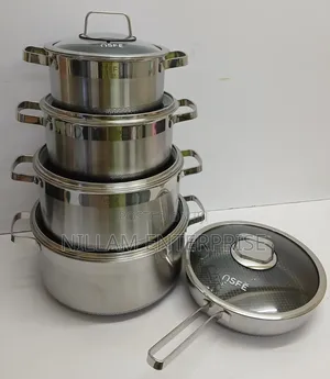 10pc Premium High Quality Tripply  Stainless Steel Cookware Set
