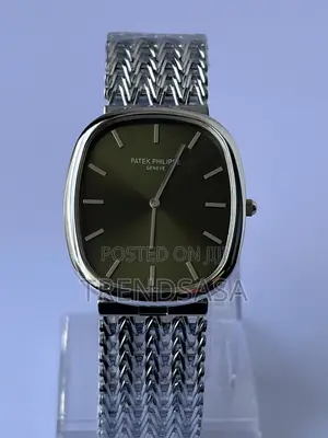Patek Philippe Ellipse Silver Mesh Dress Watch