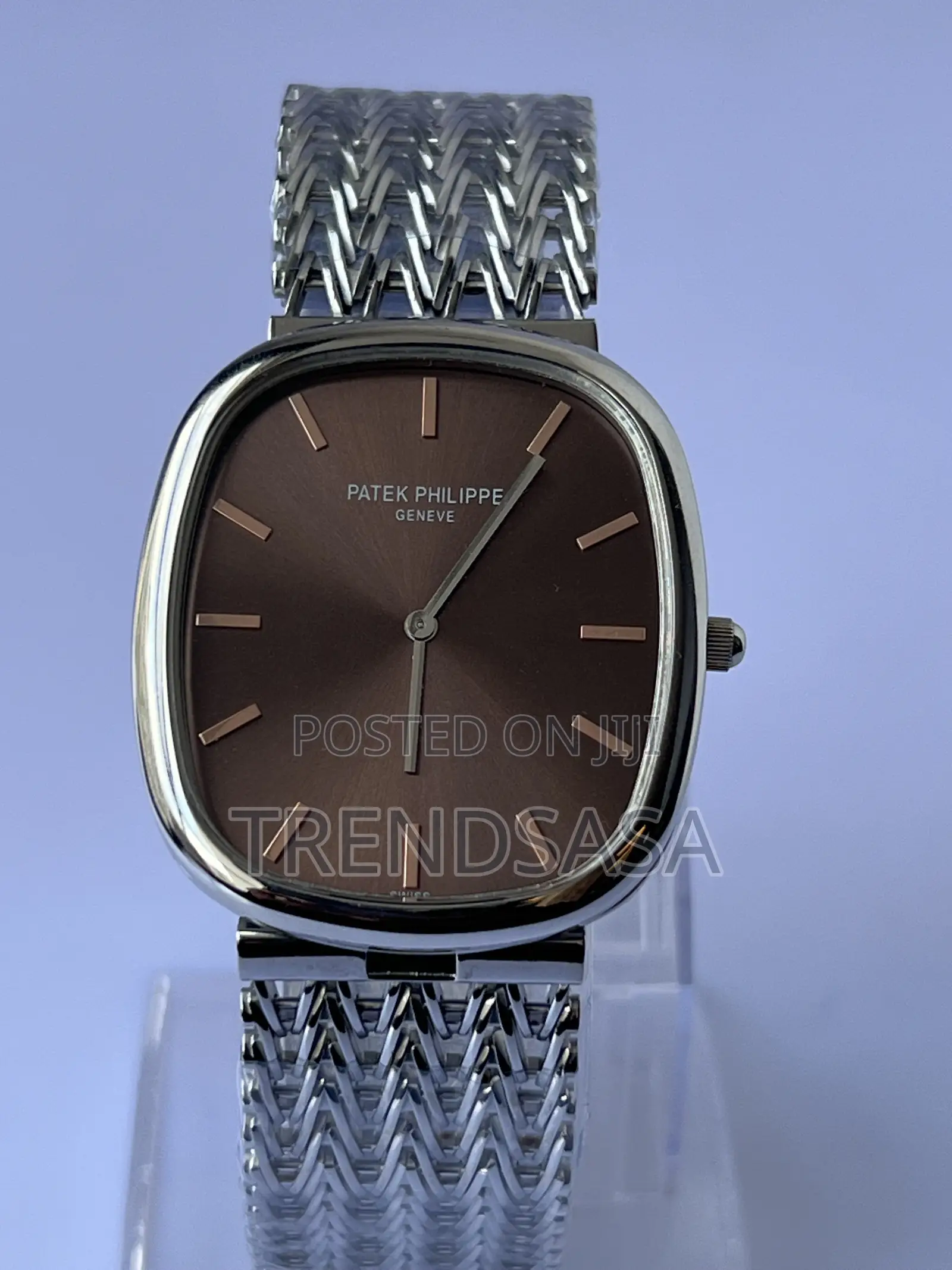 Patek Philippe Ellipse Silver Mesh Dress Watch