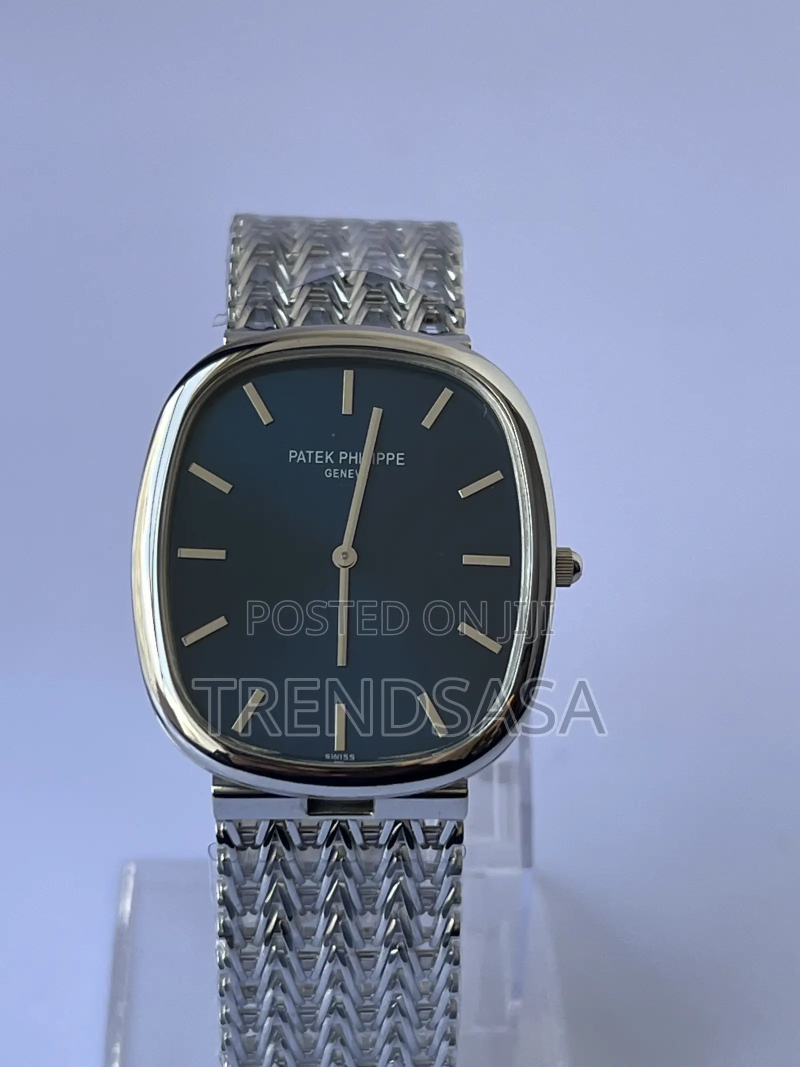 Patek Philippe Ellipse Silver Mesh Dress Watch