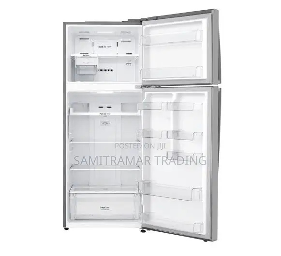 Gl-C652hlcm LG 2-Doors 438-Liter, Silver-Finish Top-Mount Fridge