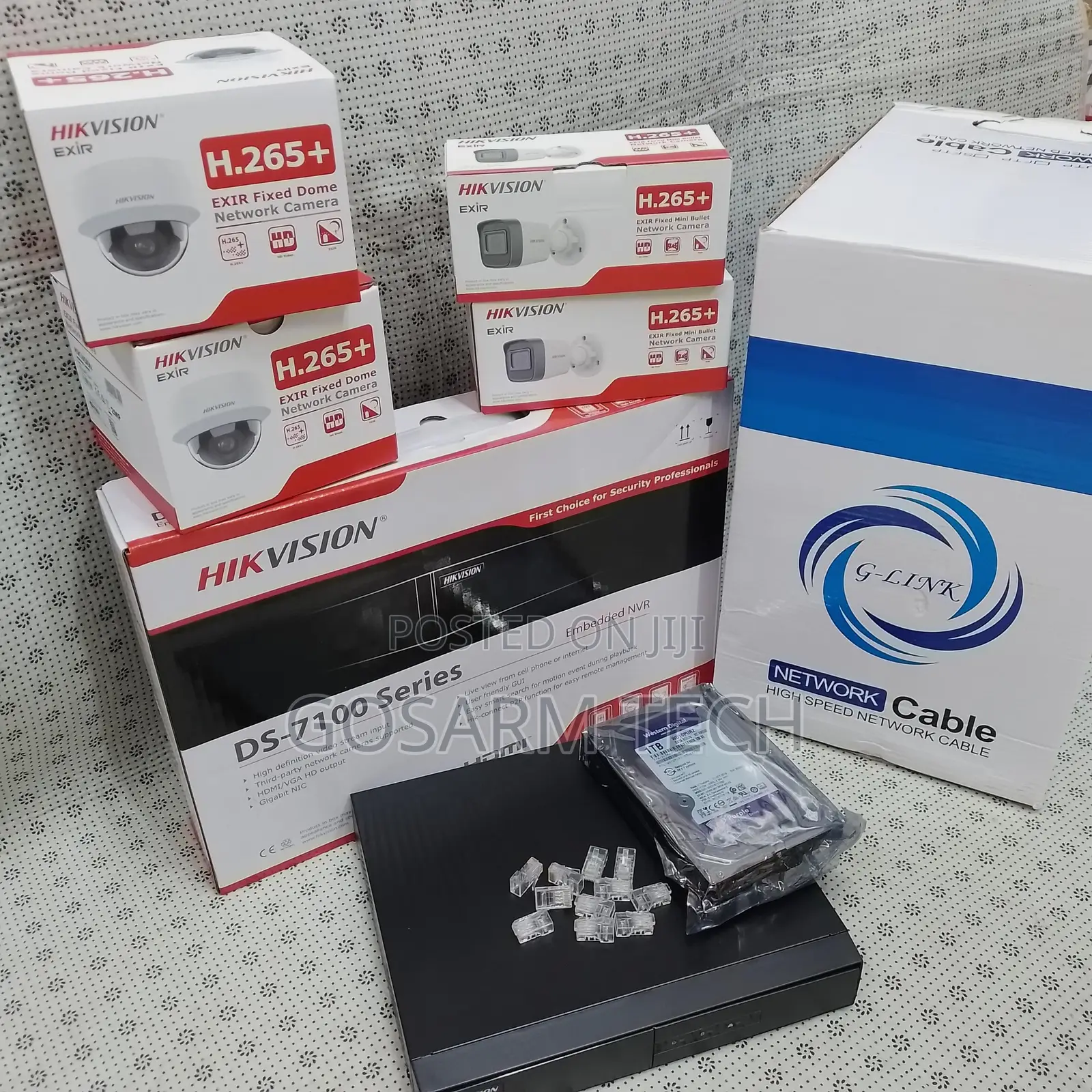 Hikvision 4Channel NVR Network CCTV Cameras Complete Surveillance Kit