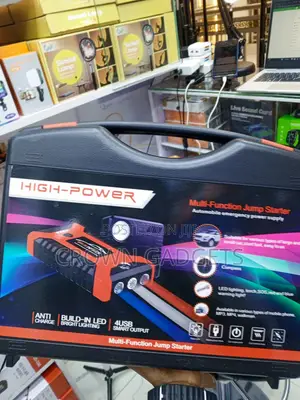 12V Car Jump Starter With Air Inflator & LED Flashlight