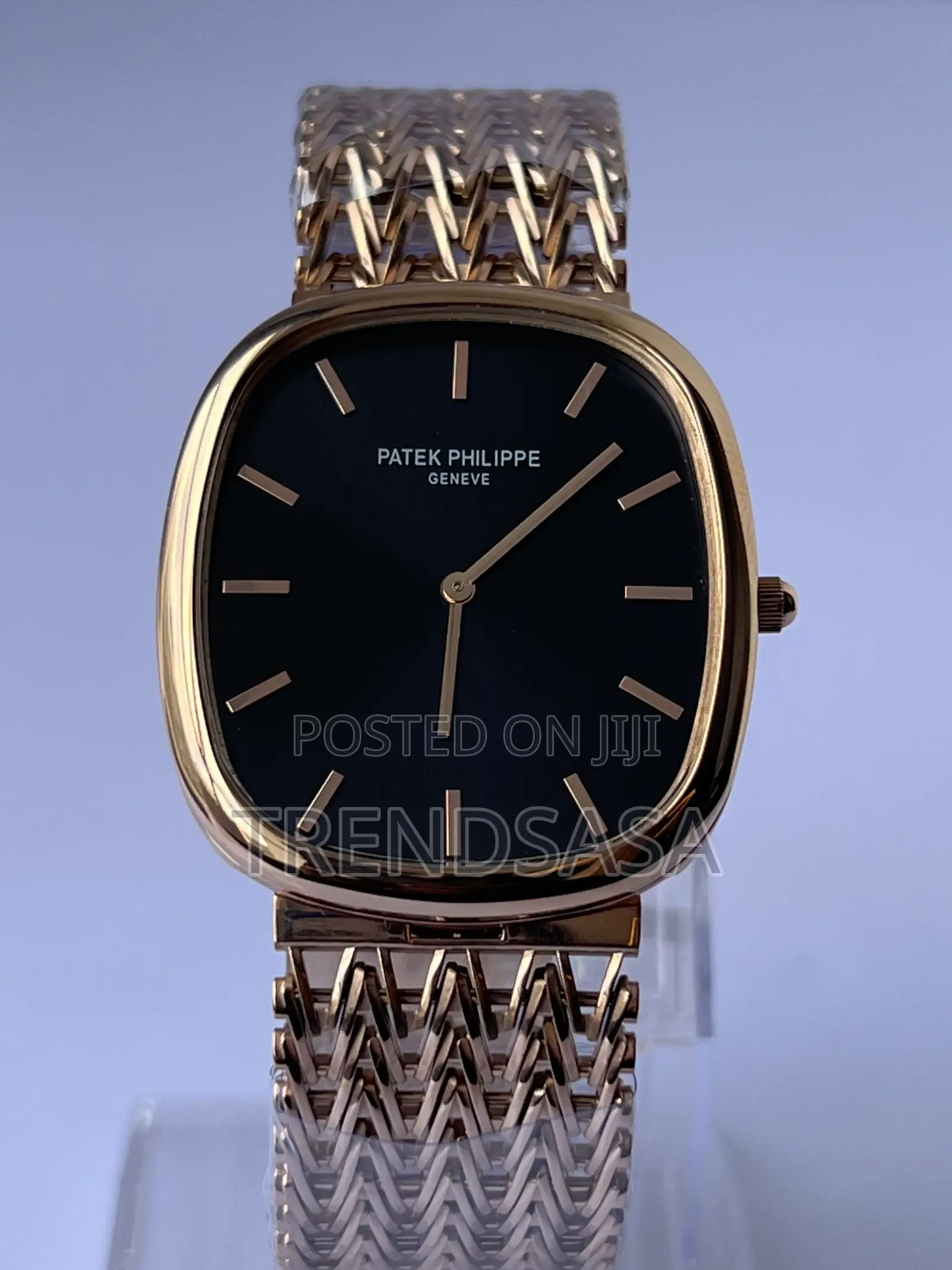 Patek Philippe Rose Gold Ellipse Men Mesh Watch