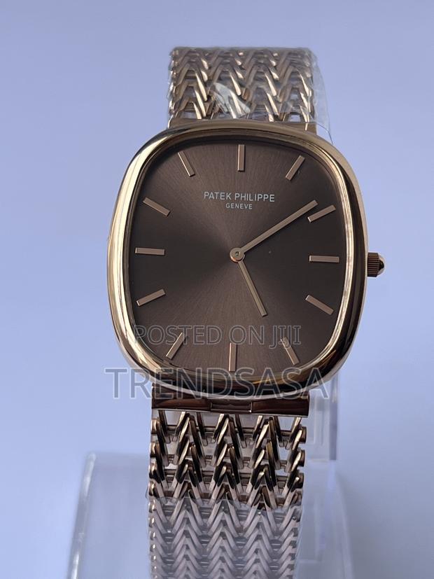 Patek Philippe Rose Gold Ellipse Men Mesh Watch