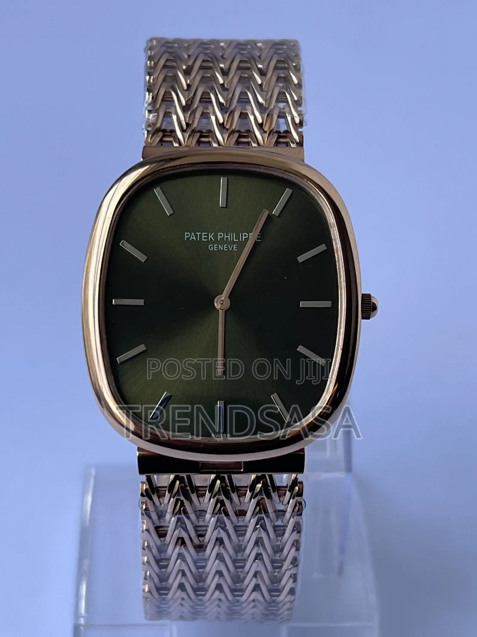 Patek Philippe Rose Gold Ellipse Men Mesh Watch