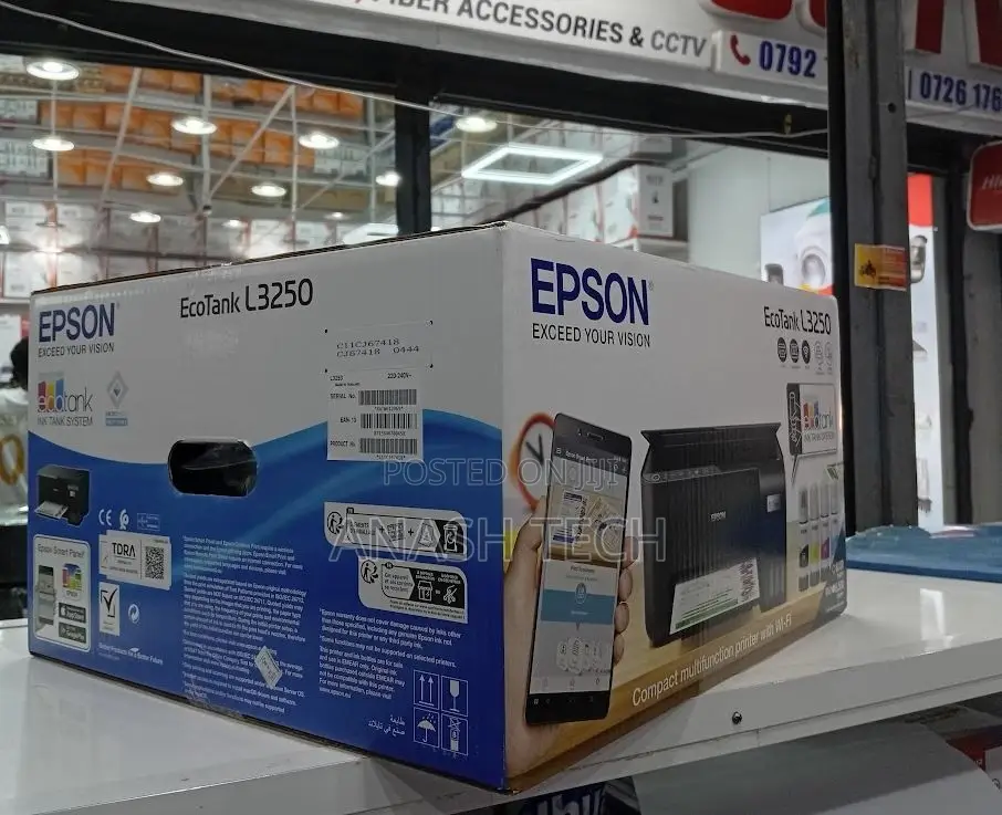 Epson L3250 All-in-One Colour Printer With Wireless Connectivity
