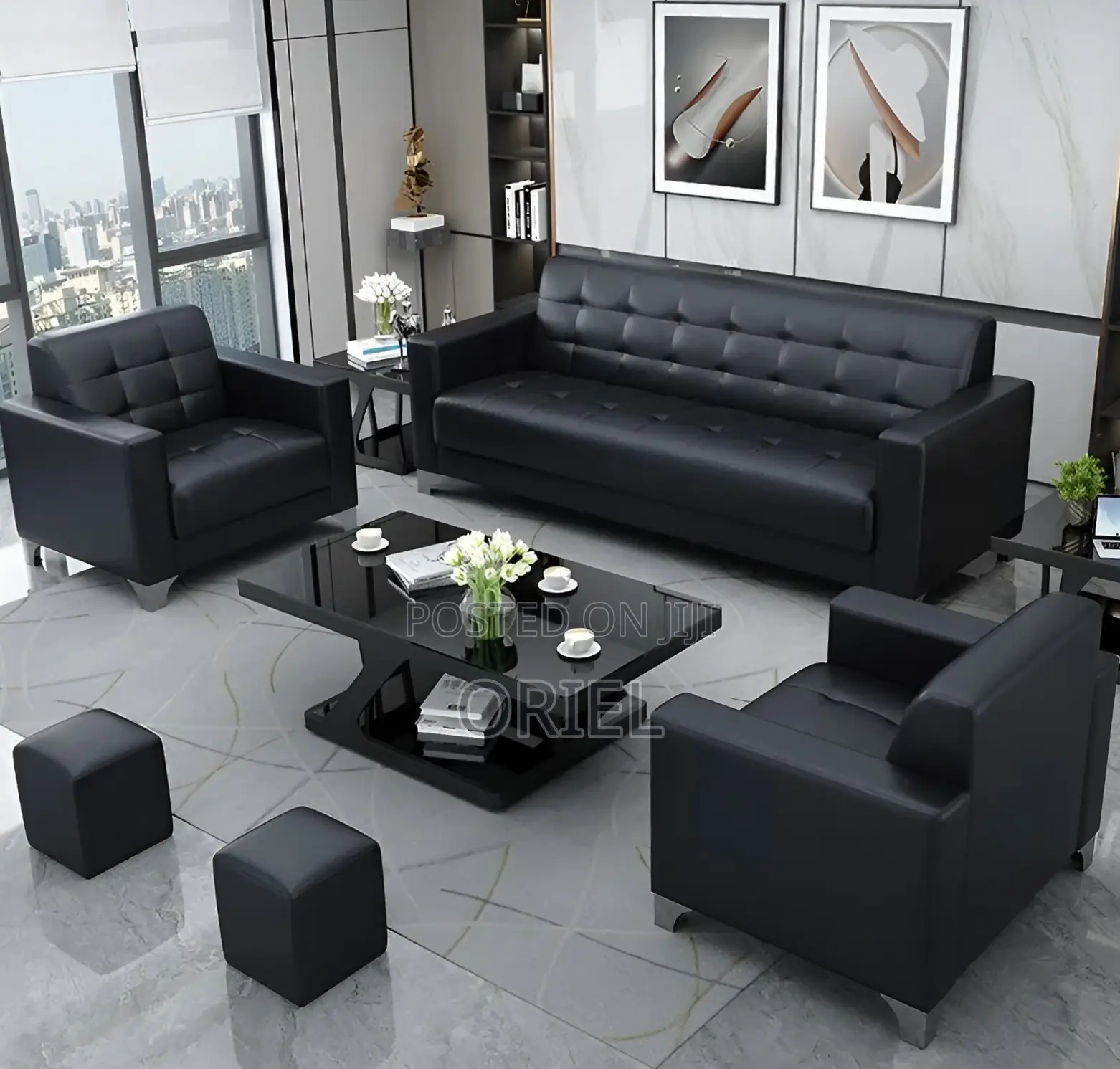 Office Sofa : 5-Seater Office Sofa Set