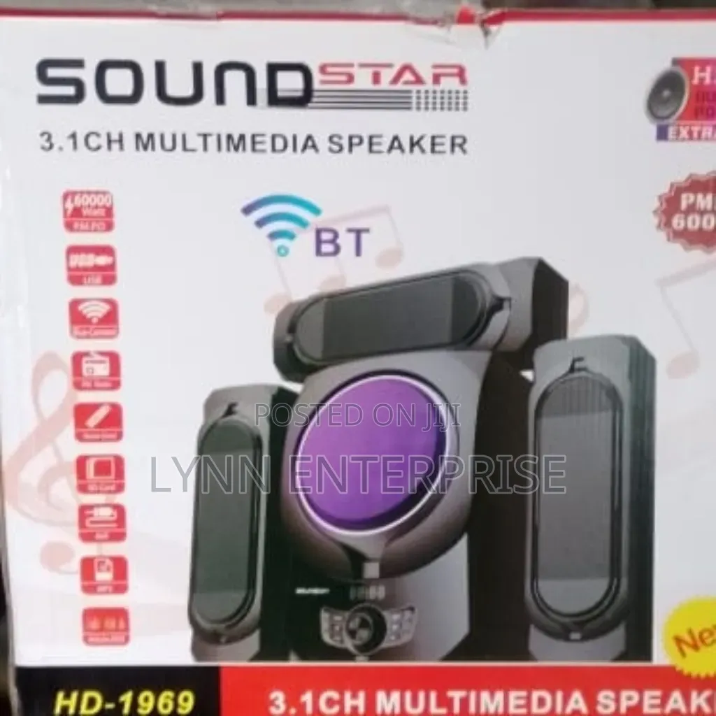 Sound Star 3.1ch Multimedia System Speaker 
Hd-1969