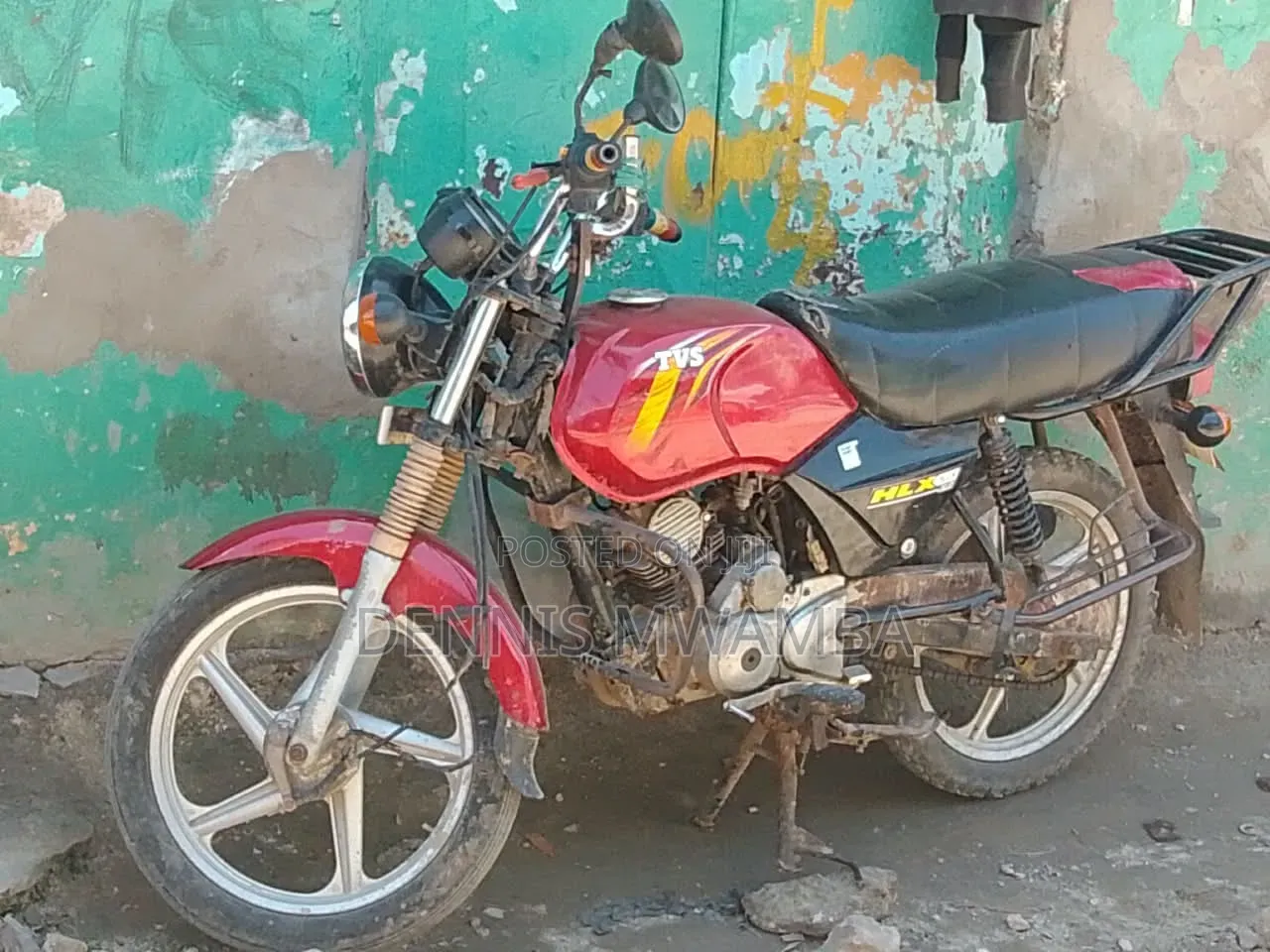 TVS XL 100 2020 Red