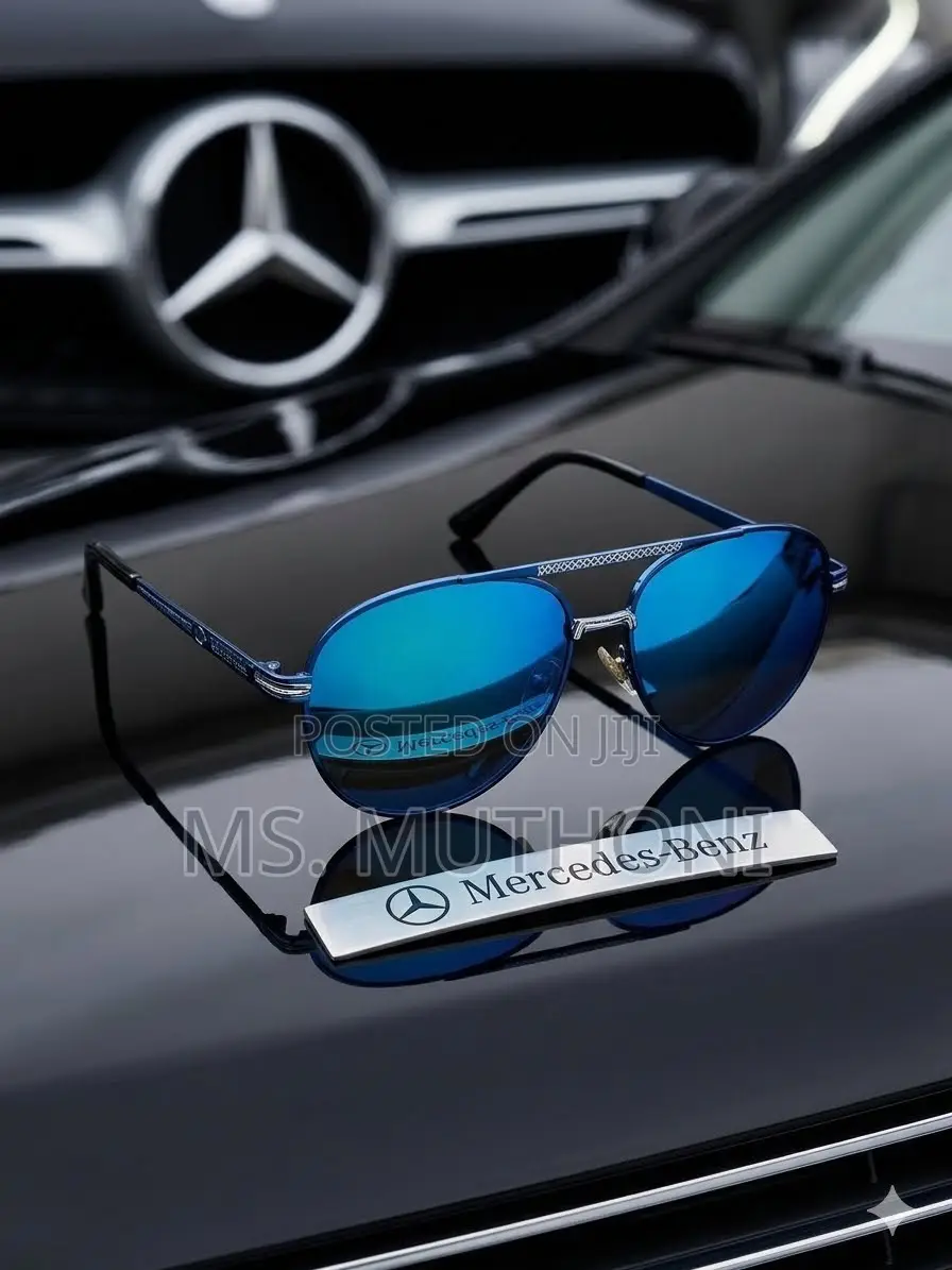 Mercedes-Benz Style Aviator Polarized Sunglasses: