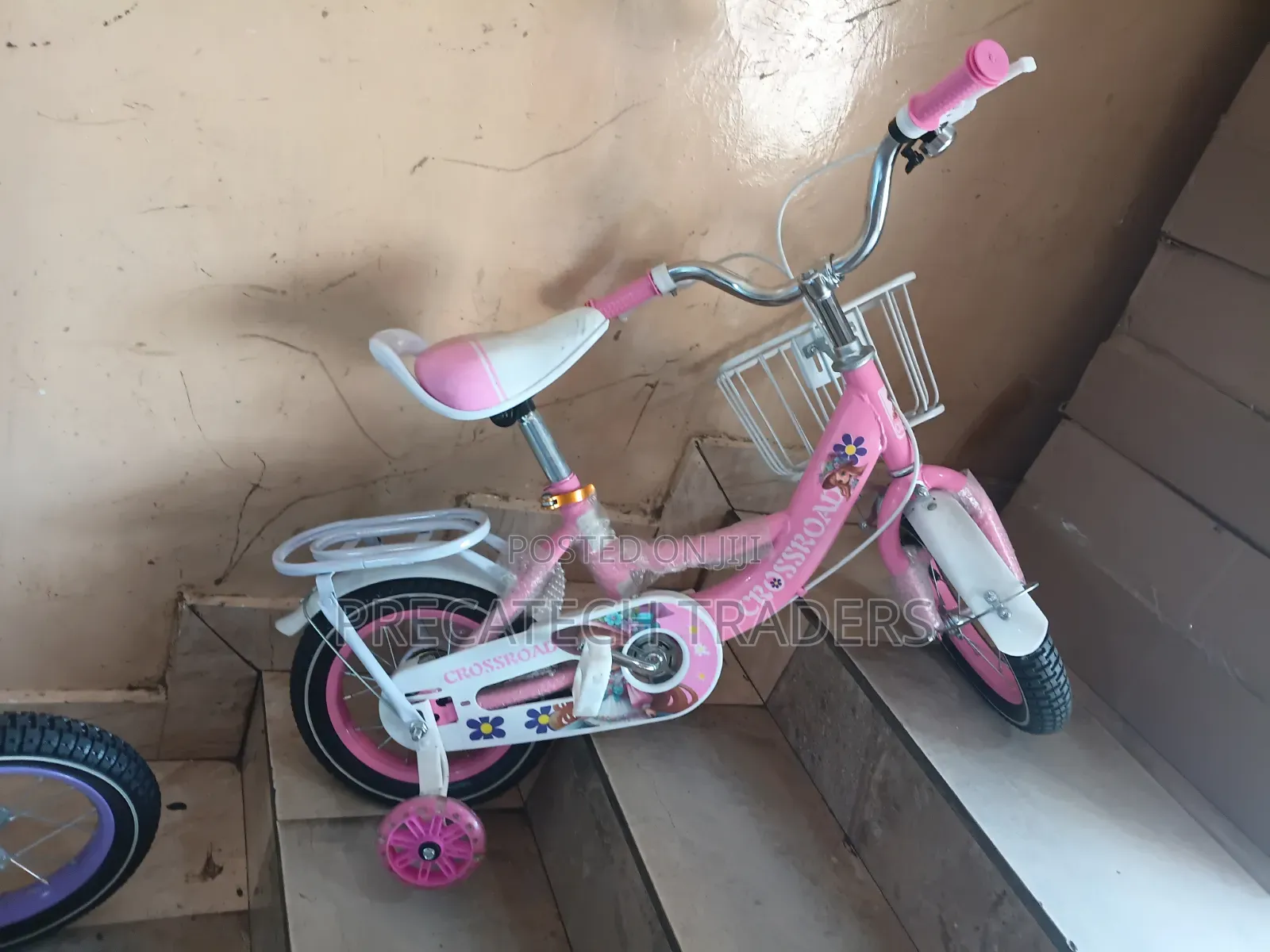 12" Crossroads Children’s Bicycle – Pink