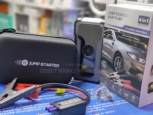 4-in-1 Emergency Car Jump Starter – LED Light & Power Bank