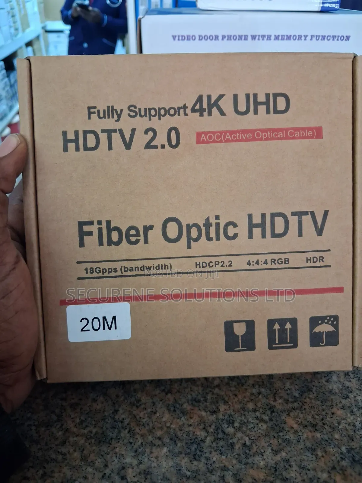 20m/30m/40m/80m 30-Meter 4K UHD HDMI 2.0 Active Optical Cable (AOC),
