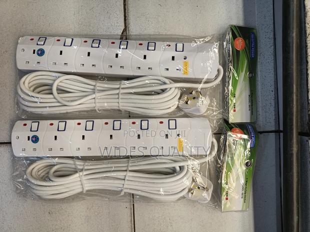 6 Way Extension Cable 10 Meters/ Serge Stabilizer