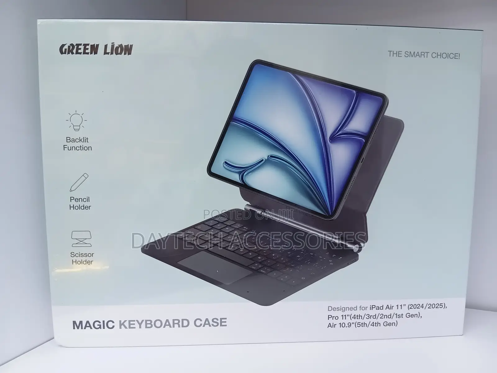 Green Lion Magic Keyboard Case With Versatile Floating Cantileverstyle