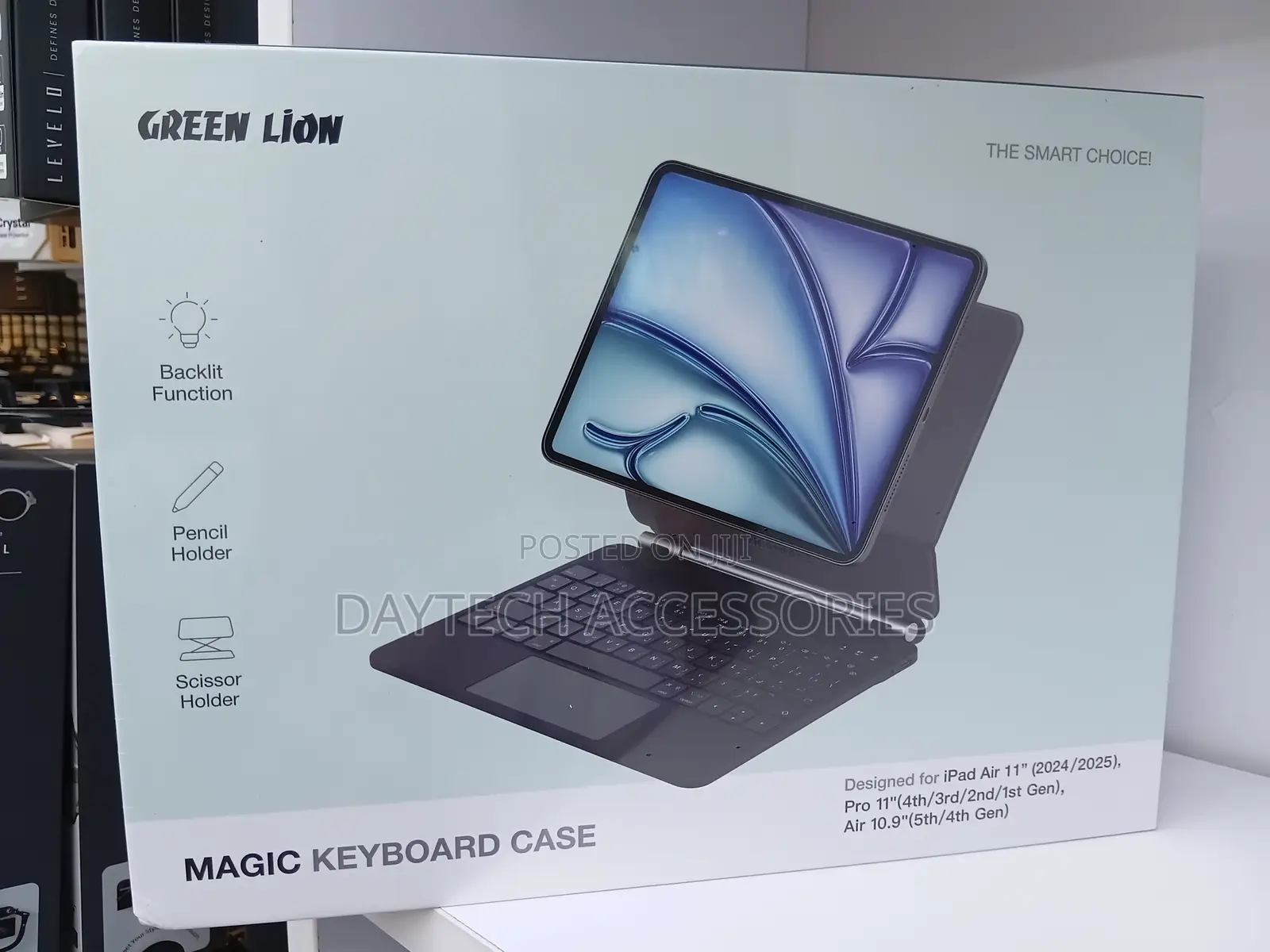 Green Lion Magic Keyboard Case With Versatile Floating Cantileverstyle
