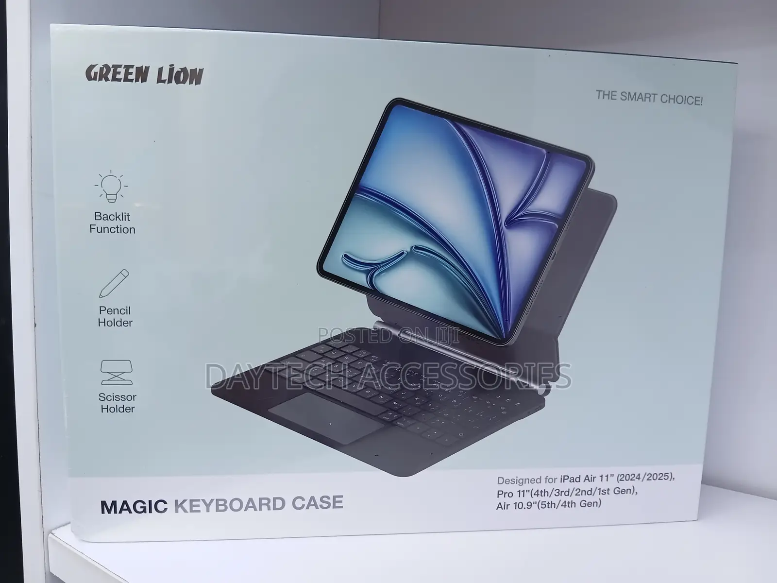Green Lion Magic Keyboard Case With Versatile Floating Cantileverstyle