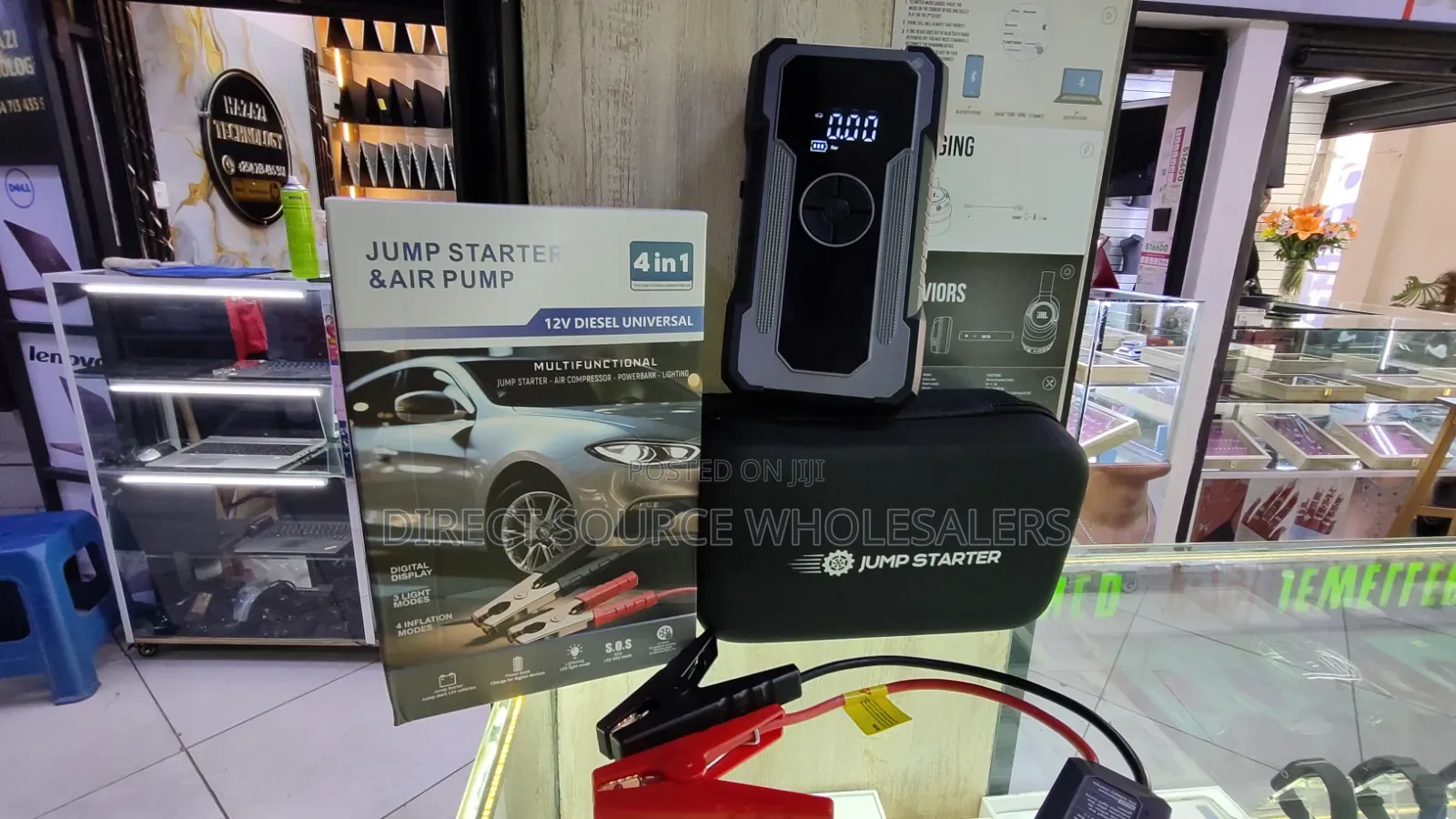 Professional Car Jump Starter 12V – Emergency Rescue Kit