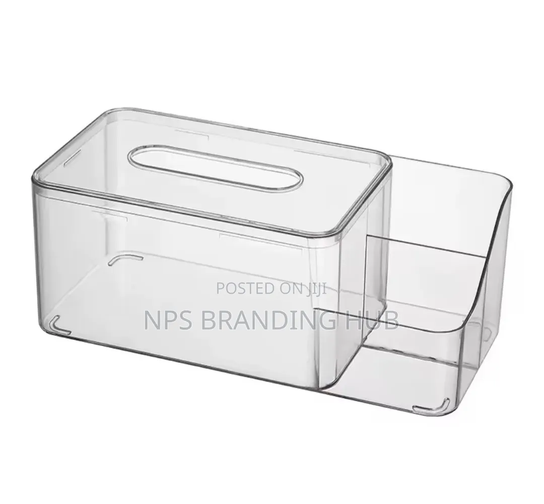 Acrylic Partitioned Serviette /Napkin Holder Clear (Nm