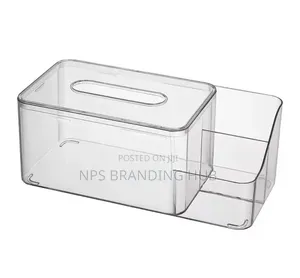 Acrylic Partitioned Serviette /Napkin Holder Clear (Nm