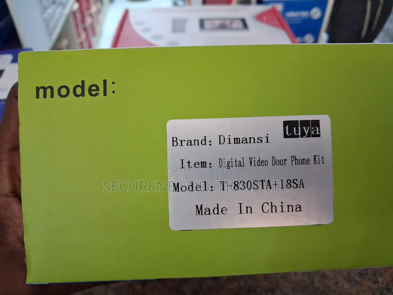 Dimansi Digital Video Door Phone Kit (Model: T-830sta+18sa)