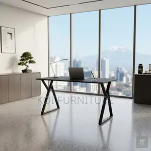 Office Desk; 1400MM Black Style Colore Home Office Desktop Table