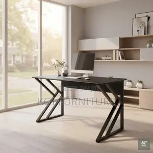 Office Desk; 1400MM Black Style Colore Home Office Desktop Table