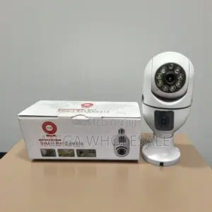 Full Color Color Night Vision Dual Lens PTZ WiFi Bulb Camera.