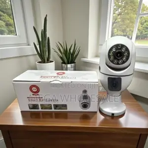 Smart Auto Tracking Security Dual Lens PTZ WiFi Bulb Camera