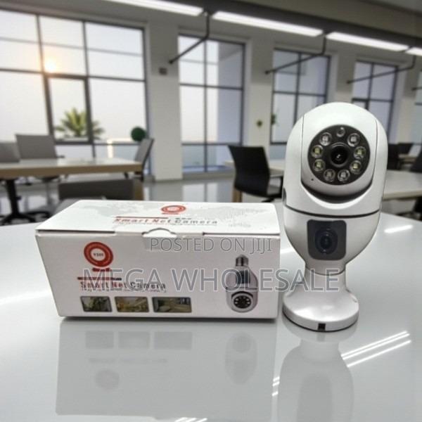 Smart Remote View Security Dual Lens PTZ WiFi Bulb Camera